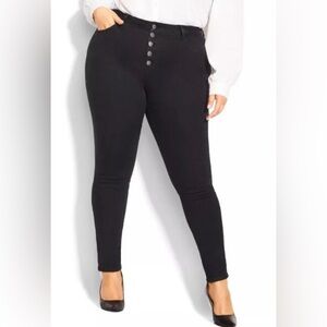 City Chic Harley Skinny Jeans – Midnight Wash – Size 22S – NWT